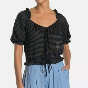 Free People Dorothy Ruffle Top